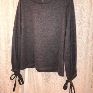 a.n.a. grey sweatshirt.